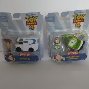 2018 Toy Story 4 Minis Buzz Lightyear & Woody